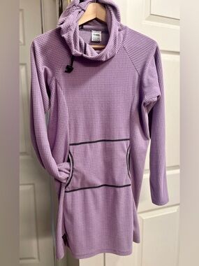 Melanzana Micro Grid Dress, Ladies Size Med, Color: Bloom/Lilac